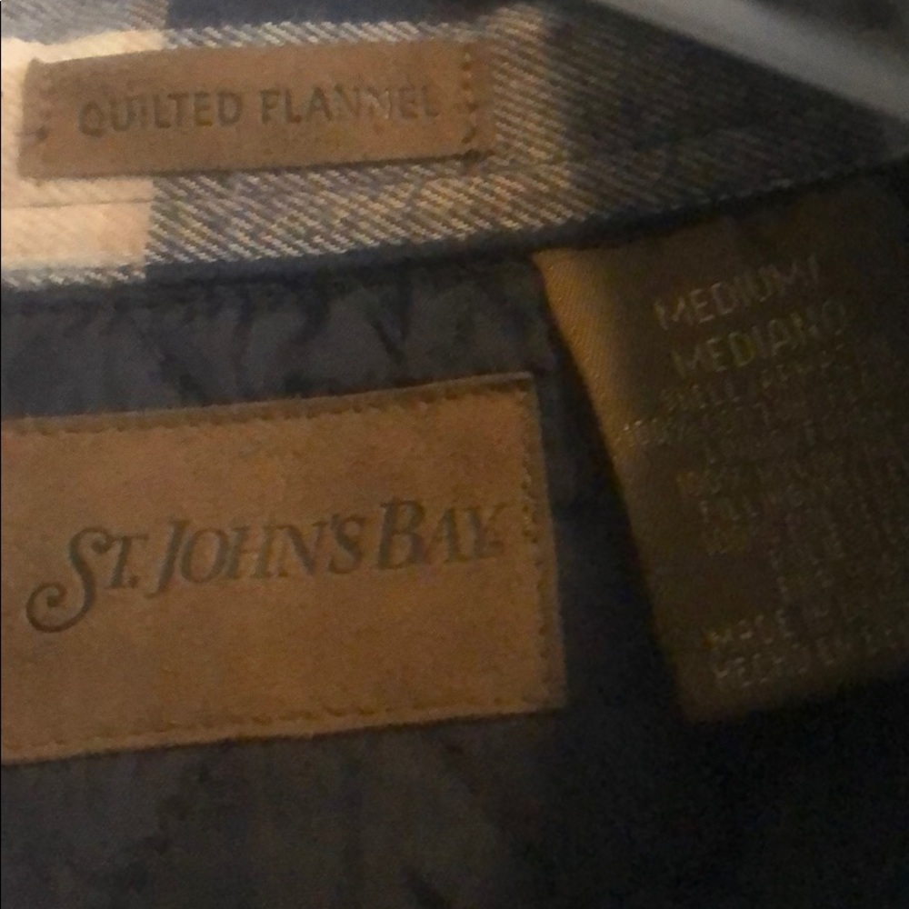 St. John’s Bay Lined Flannel Jacket - Picture 3 of 3